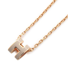 将图像加载到图库查看器中，HERMES Pop Ash Necklace Size Mini Marong rasse Metal Lacquer
