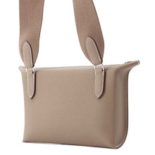 Load image into Gallery viewer, HERMES Videpoches Shoulder Bag Etoupe Togo Leather
