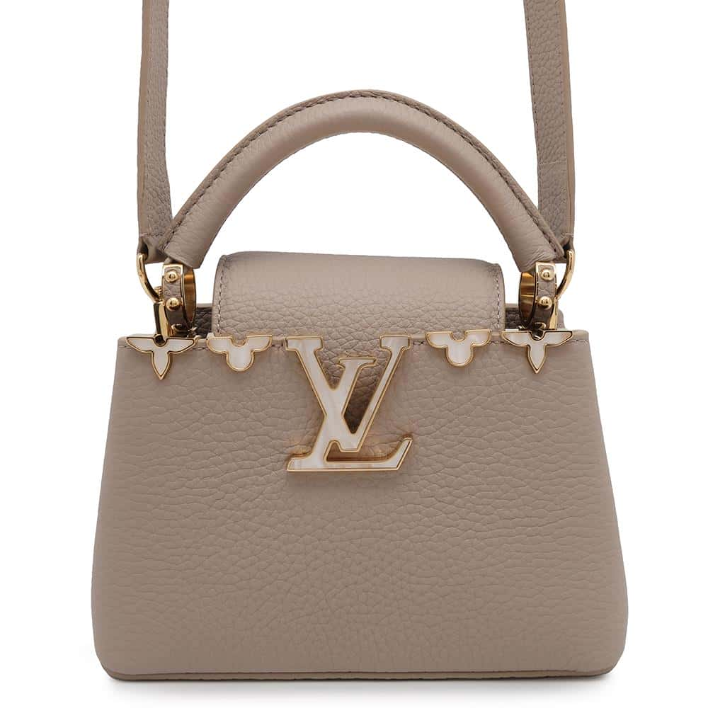 LOUIS VUITTON Capucines MINI GaletM11341 Taurillon Leather Size Mini