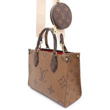 将图像加载到图库查看器中，LOUIS VUITTON Onthego RedM46373 Monogram Monogram Reverse Canvas Monogram Giant Size PM
