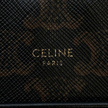 将图像加载到图库查看器中，CELINE Triomphe Vertical Messenger Bag Black/Brown190872BSZ PVC Coated Canvas
