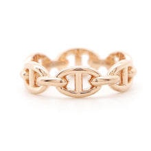 将图像加载到图库查看器中，HERMES Chaine d&#39;Ancre Anchene Ring Size PM/53/#13 18K Pink Gold
