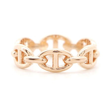 将图像加载到图库查看器中，HERMES Chaine d&#39;Ancre Anchene Ring Size PM/53/#13 18K Pink Gold
