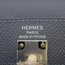 将图像加载到图库查看器中，HERMES Kelly Sellier Ardoise Epsom Size 25
