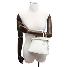 Load image into Gallery viewer, Maison Margiela Maison Margiela 5AC 2WAY Handbag WhiteS56WG0081 Grainy Calf Leather Cotton Size micro
