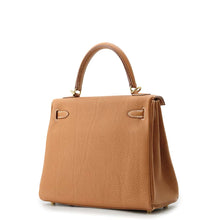 Load image into Gallery viewer, HERMES Kelly Retourne Gold Togo Leather Size 25
