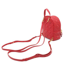 Load image into Gallery viewer, Dior Amour Collection Backpack Heart Cannage RedM9222UNGH Lambskin Size Mini
