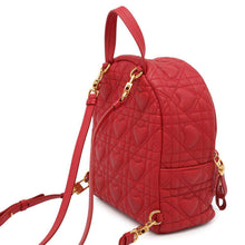 Load image into Gallery viewer, Dior Amour Collection Backpack Heart Cannage RedM9222UNGH Lambskin Size Mini
