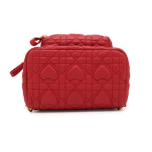 Load image into Gallery viewer, Dior Amour Collection Backpack Heart Cannage RedM9222UNGH Lambskin Size Mini
