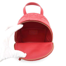 Load image into Gallery viewer, Dior Amour Collection Backpack Heart Cannage RedM9222UNGH Lambskin Size Mini
