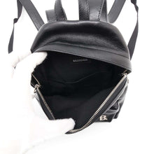 将图像加载到图库查看器中，BALENCIAGA Soft XXS Backpack Black580026 Leather
