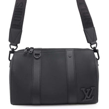 将图像加载到图库查看器中，LOUIS VUITTON City・Keepall NoirM59255 Grained Calf Leather LV Aerogram
