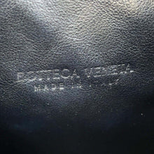 Load image into Gallery viewer, Bottega Veneta INTRECCIATO Strap Pouch Bag Black709279 Lambskin
