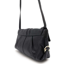 将图像加载到图库查看器中，BVLGARI chandra shoulder bag Black Leather
