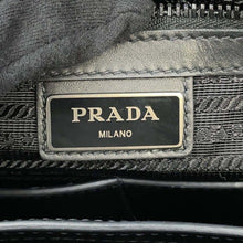 将图像加载到图库查看器中，PRADA Backpack Black2VZ011 Leather
