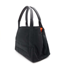 将图像加载到图库查看器中，BALENCIAGA Navy Kabas Black/Orange339933 Nylon Size S
