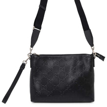 Load image into Gallery viewer, GUCCI Jumbo GG Shoulder Bag Black696009 Leather Size Medium
