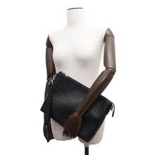 Load image into Gallery viewer, GUCCI Jumbo GG Shoulder Bag Black696009 Leather Size Medium
