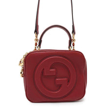 Load image into Gallery viewer, GUCCI Blondie Top Handle 2wayBag Red744434 Leather
