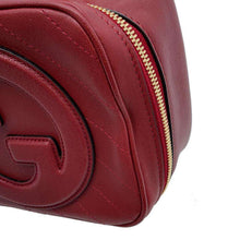 将图像加载到图库查看器中，GUCCI Blondie Top Handle 2wayBag Red744434 Leather
