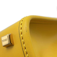 Load image into Gallery viewer, FENDI Sunshine 2way Tote Bag Yellow8BS051 Leather Size Mini
