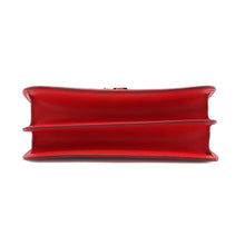 将图像加载到图库查看器中，BURBERRY TB Shoulder Bag Red Leather
