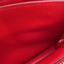 将图像加载到图库查看器中，BURBERRY TB Shoulder Bag Red Leather
