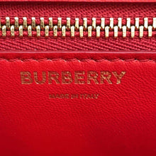 将图像加载到图库查看器中，BURBERRY TB Shoulder Bag Red Leather
