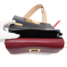 Load image into Gallery viewer, Valentino Garavani V sling Shoulder Bag White/Beige/Red Leather
