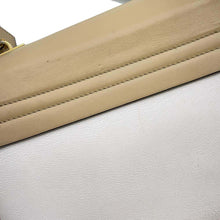 将图像加载到图库查看器中，Valentino Garavani V sling Shoulder Bag White/Beige/Red Leather
