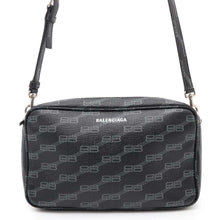 Load image into Gallery viewer, BALENCIAGA BBMonogram Shoulder Bag Black702723 PVC Size Medium
