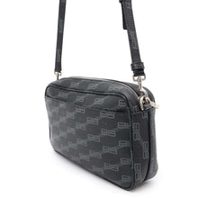 Load image into Gallery viewer, BALENCIAGA BBMonogram Shoulder Bag Black702723 PVC Size Medium
