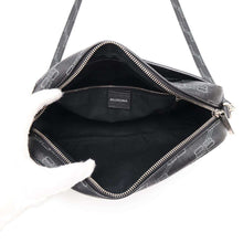 Load image into Gallery viewer, BALENCIAGA BBMonogram Shoulder Bag Black702723 PVC Size Medium
