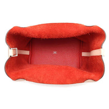 将图像加载到图库查看器中，HERMES Picotin Lock Touch Rouge Tomate / Rose Eglantine Taurillon Clemence Swift Leather Size MM
