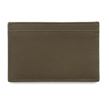 Load image into Gallery viewer, CELINE Logo Card Case Khaki10B703DMF Calf Leather
