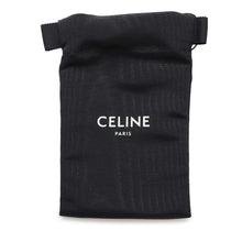 将图像加载到图库查看器中，CELINE Logo Card Case Khaki10B703DMF Calf Leather
