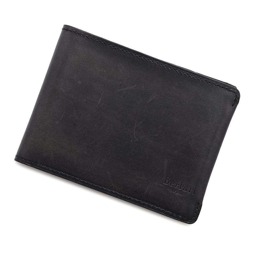 Berluti Two-fold wallet Gray Leather