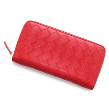 Load image into Gallery viewer, Bottega Veneta INTRECCIATO LONG WALLET Red/Pink577775 Leather
