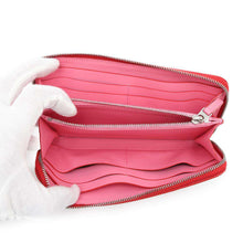 Load image into Gallery viewer, Bottega Veneta INTRECCIATO LONG WALLET Red/Pink577775 Leather
