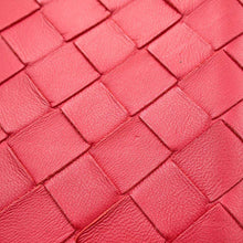 将图像加载到图库查看器中，Bottega Veneta INTRECCIATO LONG WALLET Red/Pink577775 Leather
