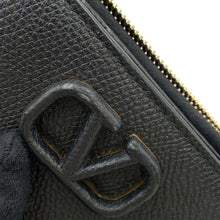 将图像加载到图库查看器中，Valentino Garavani V-logo signature card holder Black2W2P0T46RQR Calf Leather
