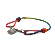 Load image into Gallery viewer, LOUIS VUITTON Bracelet Silver Lock It Virgil Abloh Righe Rainbow Righe RainbowQ05269 Metal
