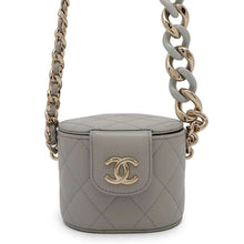 Load image into Gallery viewer, CHANEL Vanity Chain Bag GrayAP2428 Lambskin
