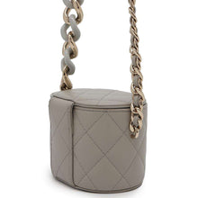 将图像加载到图库查看器中，CHANEL Vanity Chain Bag GrayAP2428 Lambskin
