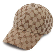 将图像加载到图库查看器中，BALENCIAGA Hacker Project Gucci Collaboration Cap Size L Beige/Brown680717 Polyester64% Nylon18% Cotton18%
