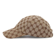 将图像加载到图库查看器中，BALENCIAGA Hacker Project Gucci Collaboration Cap Size L Beige/Brown680717 Polyester64% Nylon18% Cotton18%
