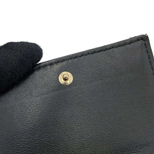 将图像加载到图库查看器中，Dior Cannage Lady Dior Lotus Wallet BlackS0181OVRB Patent Calf Leather
