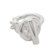 Load image into Gallery viewer, HERMES Croisette Ring Size 51/#11 SV925
