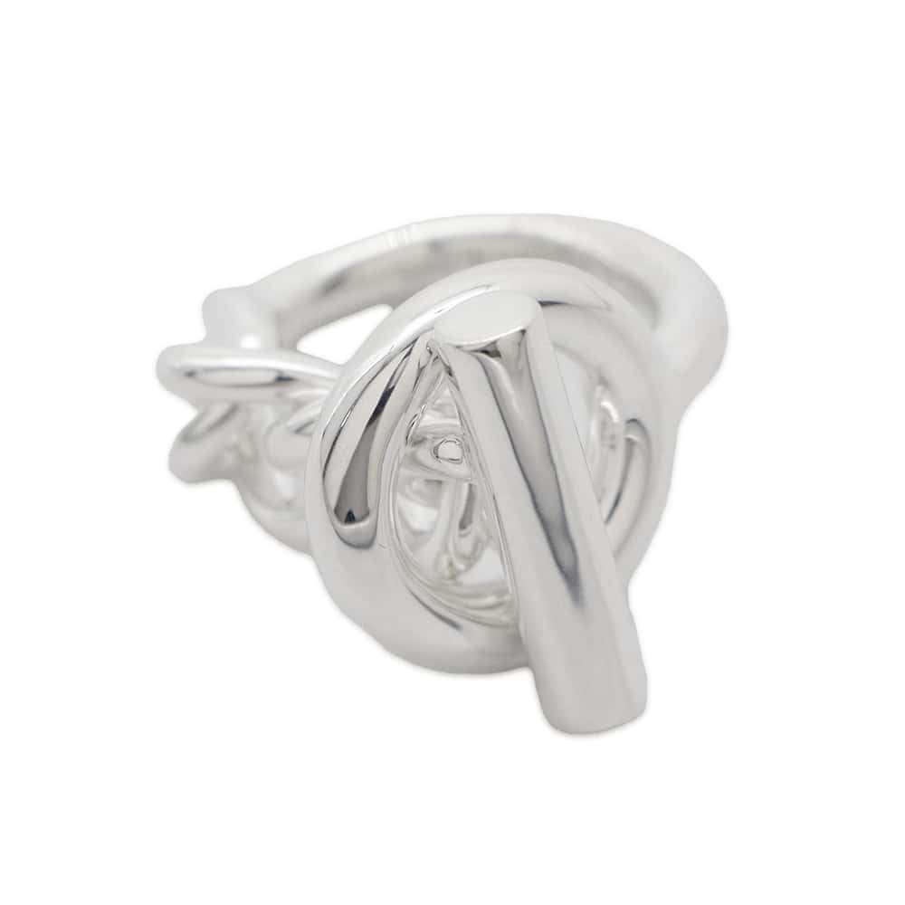 HERMES Croisette Ring Size 51/#11 SV925