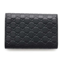 将图像加载到图库查看器中，GUCCI MicroGuccissima 6-Key Case Black150402 Leather
